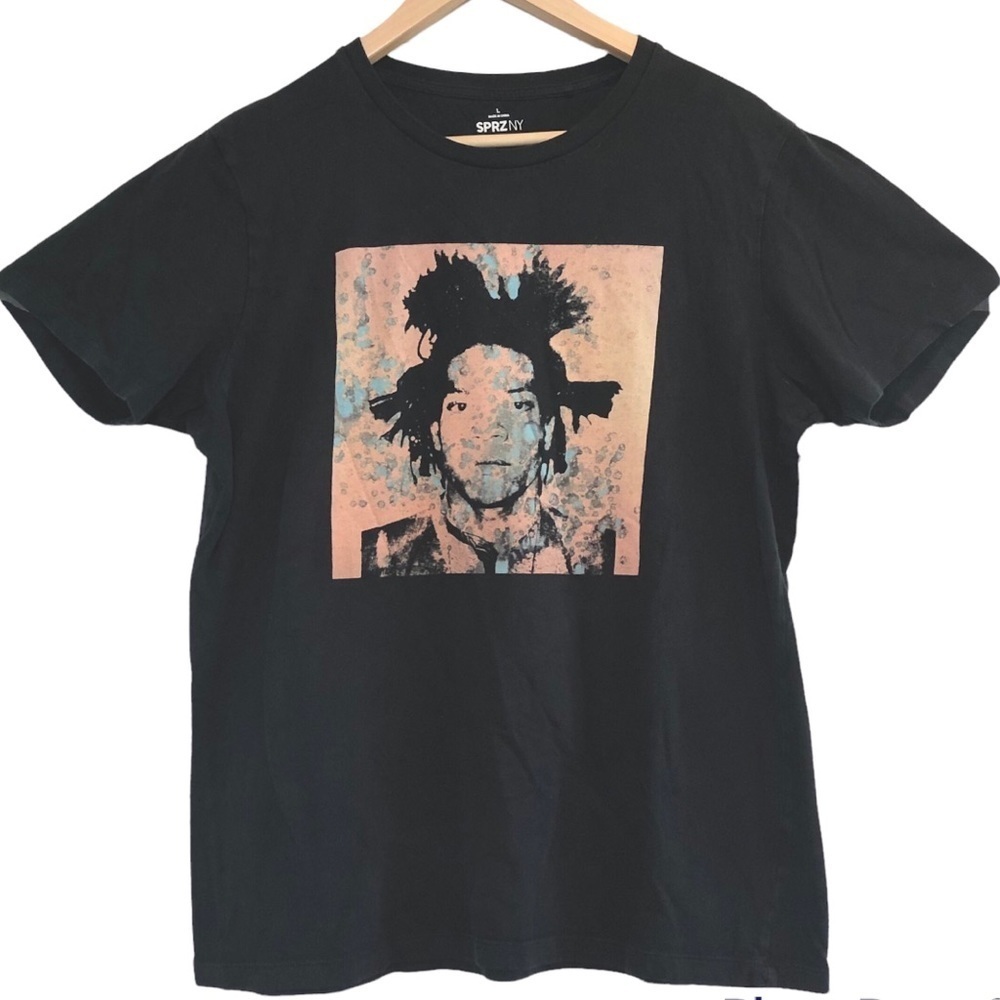Uniqlo x SPRZYNY, Jean Basquiat, Black TShirt, Size Lar…